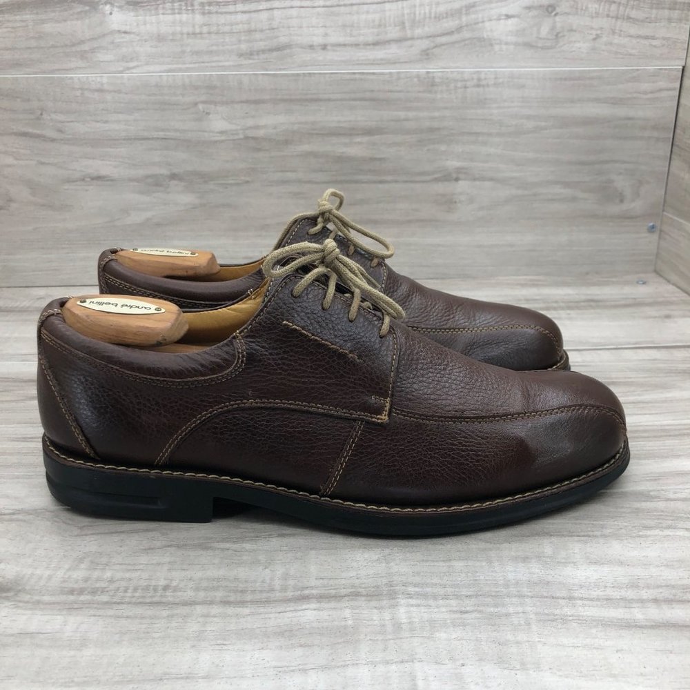 Sandro Moscolini Shoes Mens 11 D Brown Leather Lace Up Derby Oxfords